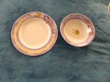 Plate and Bowl 2001 harry Potter Quidditch