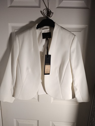 Bnwt beautiful white bolero - beautiful,