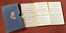 Watsonian Vice Counties of Great Britain, 2 maps, 1 booklet in Slip case 1969