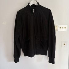 Black Suede Baracuta Harrington Bomber Jacket 42 MINT CONDITION PRICED TO MOVE