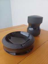 ROSENTHAL STUDIO LINES BLACK PORCELAIN SMOKE SET - TAPIO WIRKKALA DESIGN