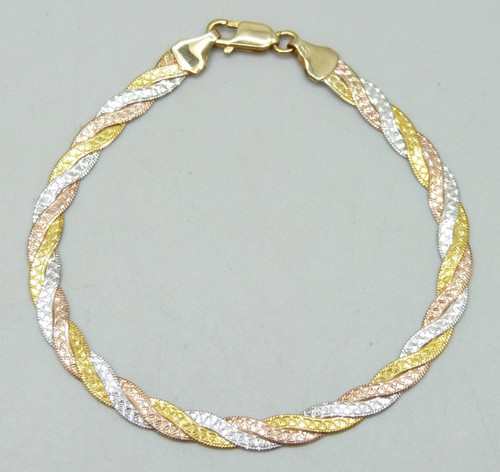 9ct tri colour - 9ct, gold