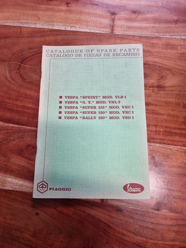 Vespa catalogue spare parts - vespa,