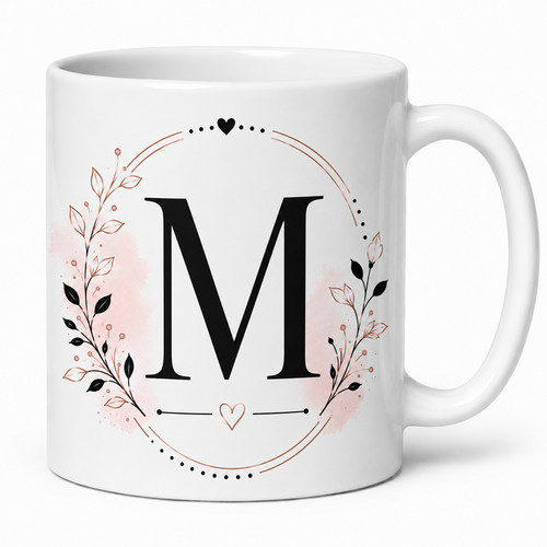 Personalised initial mug - initial,
