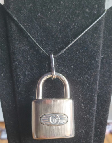 Large padlock silver coloured - padlock,