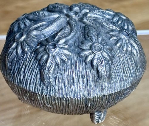 Vintage silver plate trinket - vintage,