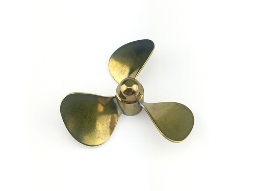 Radio active brass propeller - radio,