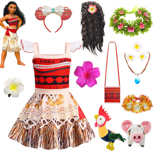 Kids girls moana dress - kids,