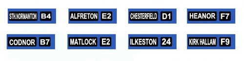 Model bus transfers 76th - bus, 1/76th