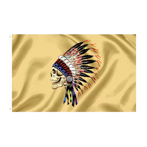 Grateful dead flag indian - -,