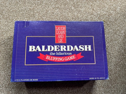 Balderdash board game vintage - board,