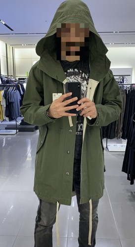 Zara men parka coat - men's,