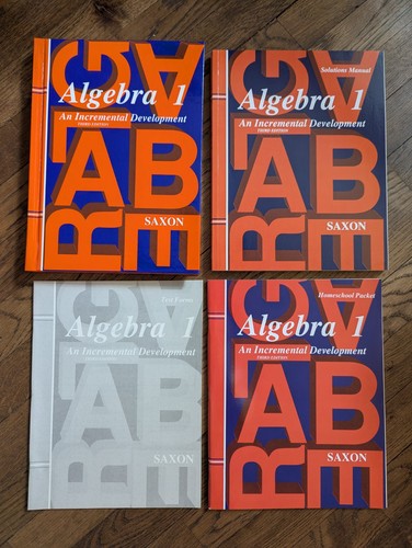 New saxon math algebra 3rd - math,