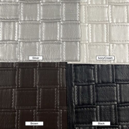 Vinyl leather box - vinyl, quilted