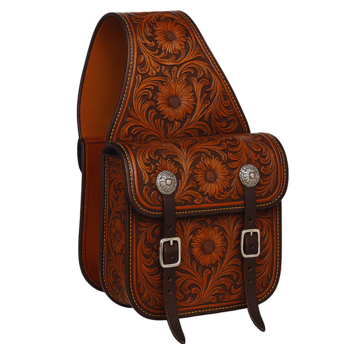 Horse saddle bag leather - saddle,