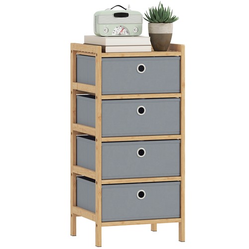 Homcom chest drawers - drawers,, 4