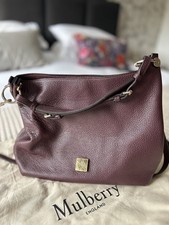 Mulberry small Freya Oxblood (Burgundy) Calf Leather Bag