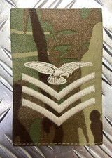 MTP Multicam Rank Slide Genuine British Army, RAF, FLIGHT SERGEANT - NEW