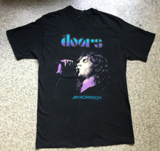 1990 The Doors Jim Morrison Rock  Black All Size Unisex Shirt