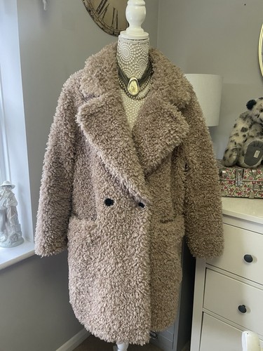 Next teddy coat - next, button