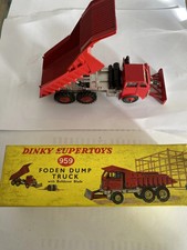 Dinky Supertoys No. 959 Foden Dump Truck With Bulldozer Blade Boxed Vintage good