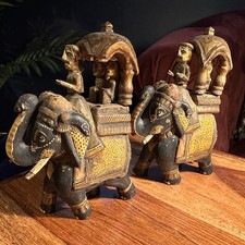 Mid Century Indian Hand Carved