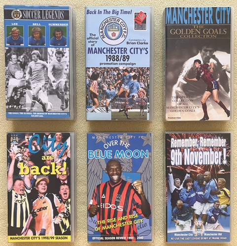 Manchester city vhs video - manchester,