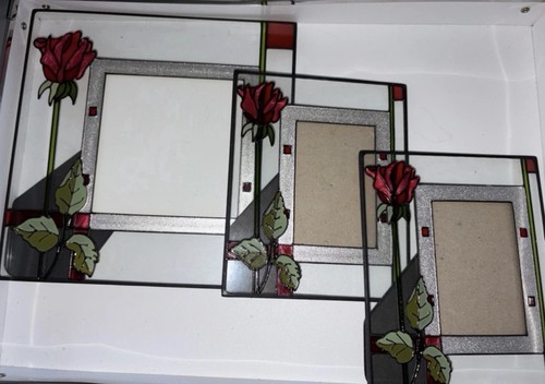 Vintage art nouveau stained - art,