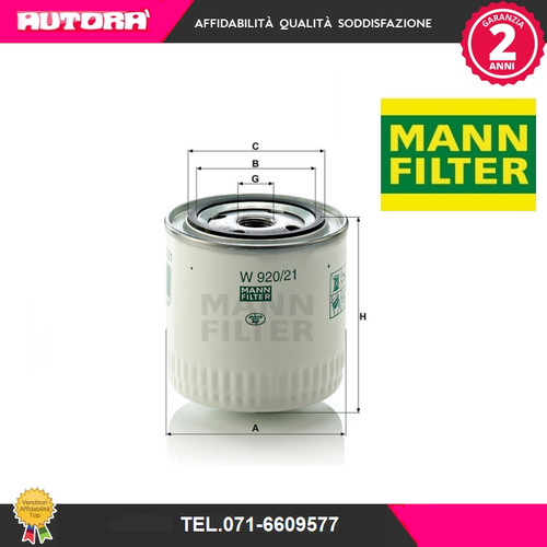 W92021 oil filter - oil, filter;