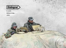 STALINGRAD MINIATURES, S-3235, Hetzer crew, 1945 (2 FIGURES) , 1:35