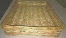 Wicker Hamper Basket Empty Gift Tray  Storage Birthday Christmas Present