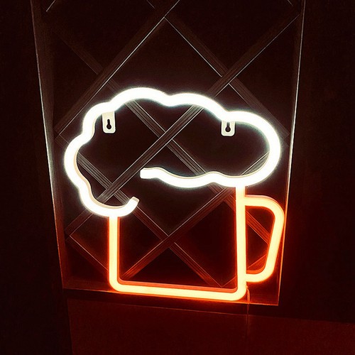 New neon beer - beer, yellow