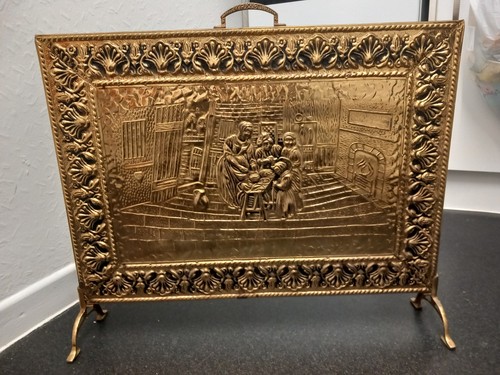 Vintage embossed brass - vintage,