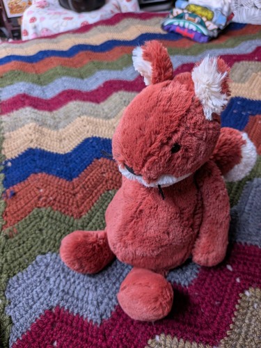 Jellycat bashful medium - medium, red