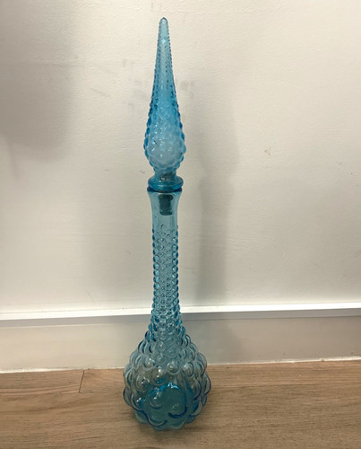 Vintage glass bottle - glass, with