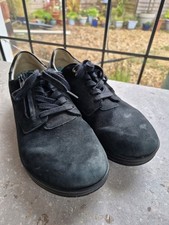 ShoeMed Hartjes Black Nubuck Rocker Shoes 7.5