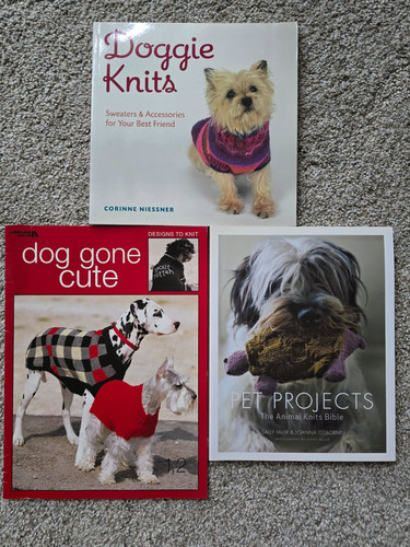 Lot knitting books - books, &