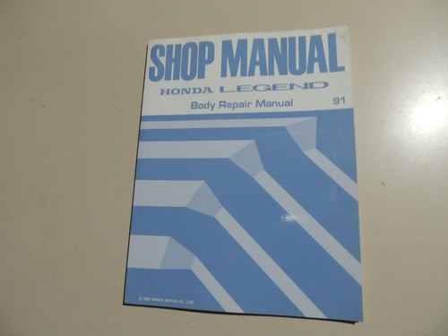 Body repair manual workshop - repair,