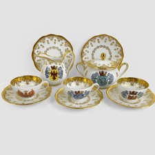 vintage scherzer bavaria Germany cup saucer jug sugar bowl