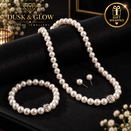 Women ladies faux pearl - uk,