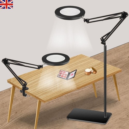 Led magnifying glass lamp with - magnifying,