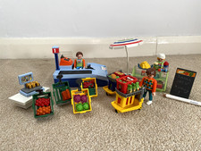 Playmobil Vintage Grocery Shopping Bundle 