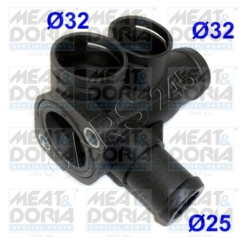 Coolant flange for - for, audi