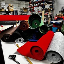 3mm EXTRA THICK FELT - Plain Coloured Craft Bag Fabric Material By The Metre