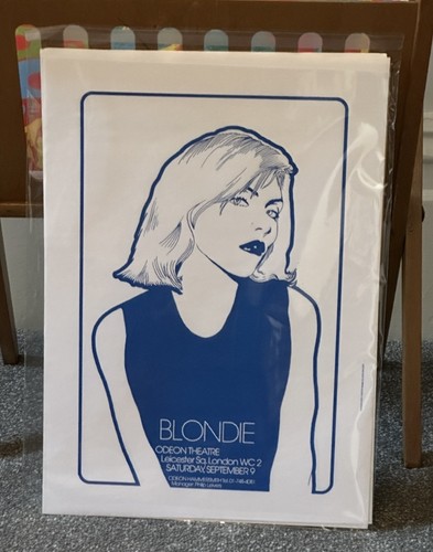 Blondie poster - a3,