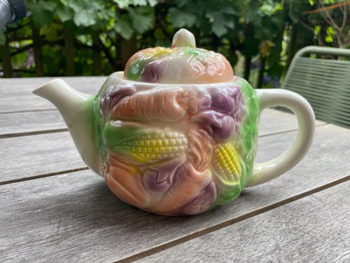 Vintage majolica style harvest - vintage,