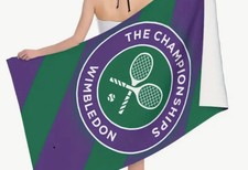 Wimbledon Championship’s Towel Lightweight classic printed Towel holiday beach