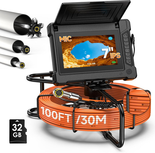 100ft sewer camera with - 100ft,