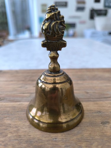 Solid brass ship bell - brass,