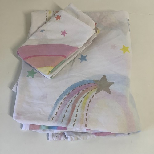 Dunelm rainbow star - star, cotbed